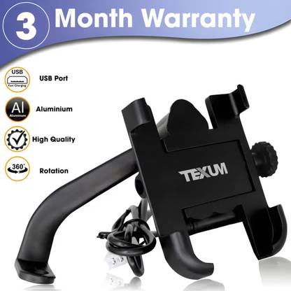 TEXUM TMH-4 USB Bike Mobile Holder
