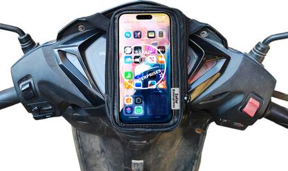 Safar Enterprises Universal Water Resisant Mobile Holder / Pouch-Bag for All Scooter Scooty Bike Bike Mobile Holder