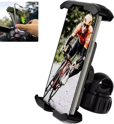 FreshDcart Universal Bicycle Phone Mount with Anti-Shake Design Quick Lock & Unlock Button Bicycle Phone Holder