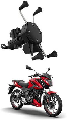 MATIES Bike Mobile X-Grip Holder With Charger For Bajaj-Pulsar-P150 Bike Mobile Holder