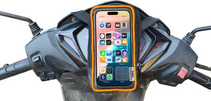 Hamza Store Universal Waterproof Mobile Holder / Pouch-Bag for All Scooters Scooty Bike Mobile Holder