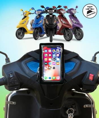 Safar Enterprises Universal Water Resisant Mobile Holder / Pouch-Bag for All Scooter Scooty Bike Bike Mobile Holder