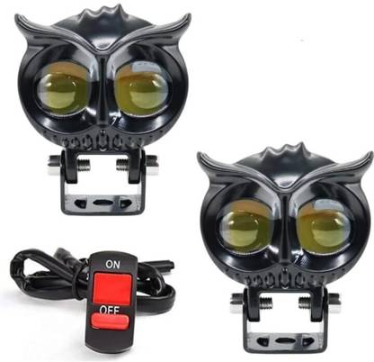 JAXTER Motorcycle And Car Light LED White & Yellow With Switch Projector Lens