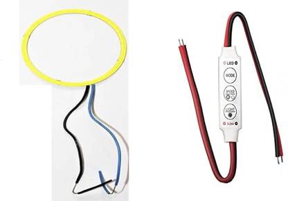 DheVan R15V4/V4m Angel Eye 70mm White Bike Projector lens Led ring light With Switch Projector Lens