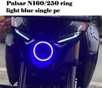 VermsBikers bajaj pulsar n160/250 ring light single pc blue Projector Lens