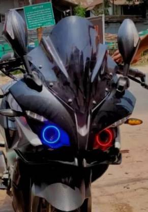 SRPHERE RS 200 ring light /Demon / Angel Eyes blue red cops+ RS winglet black Projector Lens
