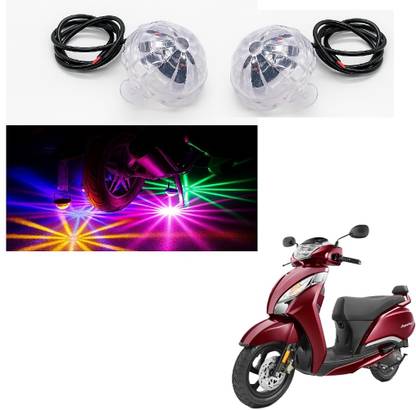 JMA TRADING LED Crystal Disco Light for Jupiter 125, (Set of 2) Projector Lens