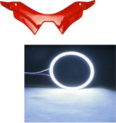 waytwogmart MT15 Red winglet with White Ring light Projector Lens