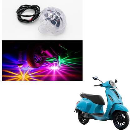 JMA TRADING LED Crystal Disco Light for Chetak [2024], (Set of 1) Projector Lens