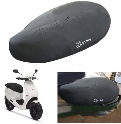 Znee Smart Model W4 Seat Cover For Ola Electric S1, S1 Pro Black Single Bike Seat Cover For Ola S1, S1 Pro