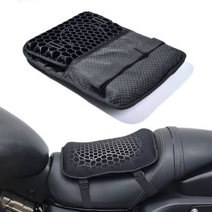 MAYCREATE Motorcycle Seat Cushion Universal Gel Saddle Pad Anti Slip Single Bike Seat Cover For Universal For Bike Universal For Bike
