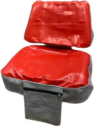 VARDHMAN IND MAHINDRA TRACTOR PREMIUM SEAT COVER WITH POCKET FOR PHONE WALLET KEYS Single Bike Seat Cover For NA NA
