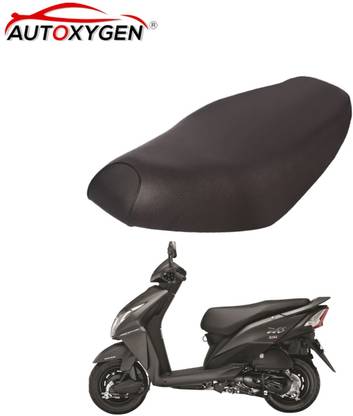 Autoxygen Dio BS-4 PU Leather scooter Single Bike Seat Cover For Honda Dio
