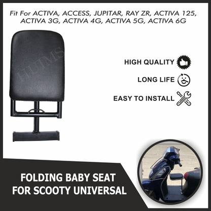 Huims NEW Scooty Baby Seat/Baby Stand For All Scooty Single Bike Seat Cover For Honda, TVS, Suzuki Access, Access 125, Activa 125, Jupiter