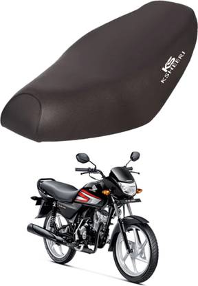KSHEERI CD 110 DREAM Bike Removable & Washable PU Leather Waterproof Seat Cover Single Bike Seat Cover For Honda Dream
