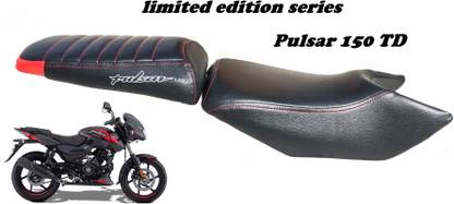 AUTOLEOPARD PULSAR 150 REAR RED BIKE SEAT COVER Split Bike Seat Cover For Bajaj Pulsar