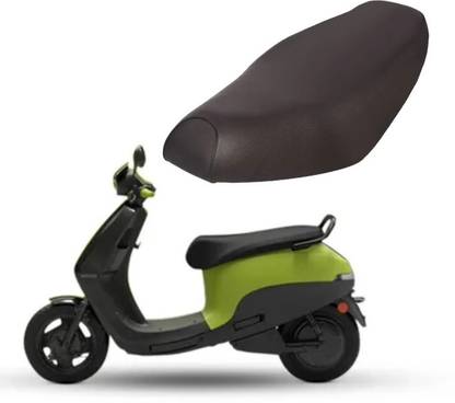 KSHEERI Ola S1x /S1x Plus Scooty Removable & Washable PU Leather Waterproof Seat Cover Single Bike Seat Cover For Ola NA