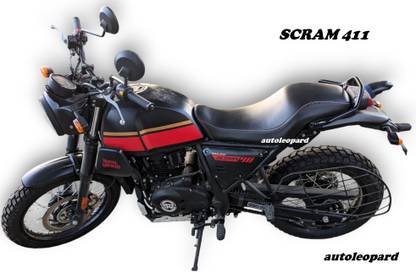 AUTOLEO HIMALAYAN SCRAM 411 SEAT COVER Single Bike Seat Cover For Royal Enfield 350 Twin Spark