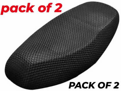 RIYANSHI Free Size 3D Motorcycle/Scooter Seat Cover Breathable Mesh Net Cushion Black Single Bike Seat Cover For Universal For Bike Universal For Bike