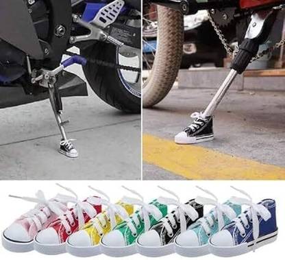 Bigbird Side Stand Canvas Shoes Side Stand Bicycle Kickstand Stand Pad Foot Cover Bike Side Stand