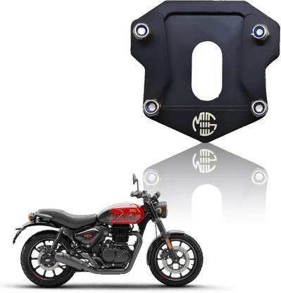 Moto Genius Stainless Steel Side Stand Extender for Royal Enfield Hunter 350 Bike Side Stand