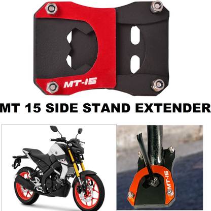 SRPHERE Bike Stand Extender Pad CNC Foot Side Kickstand Enlarger Extension Bike Side Stand