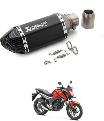 LOVMOTO Bike silencer cf Honda CB Hornet 160 Slip-on Exhaust System