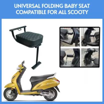 HALLOWS Universal Folding Baby Seat Compatible for Activa 5G Single Bike Spring Seat