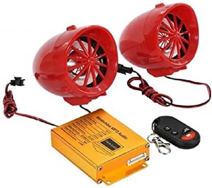Bs Spy Led Audio 12V Bike Sound System Anti-Theft Alarm System Handlebar Stereo Speaker Bike Stereo System