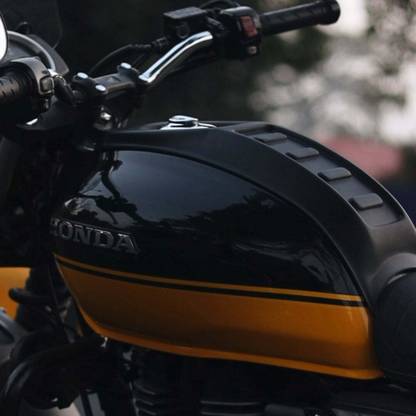 Saiga Parts TankTie Matte Black CB350RS CB350 RS CB 350 RS Strap Honda Universal For Bike Bike Tank Cover