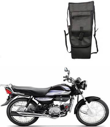 PAL CREATION TCP Plain Black Tank Cover Plain-33 Strap Yamaha R15 Bike Tank Cover