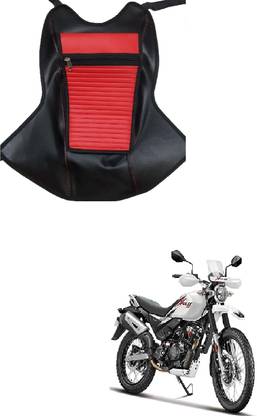 ASESOMECREATION Bike tank cover waterproof leather (RED) Strap Hero Pep Plus, Universal For Bike Bike Tank Cover