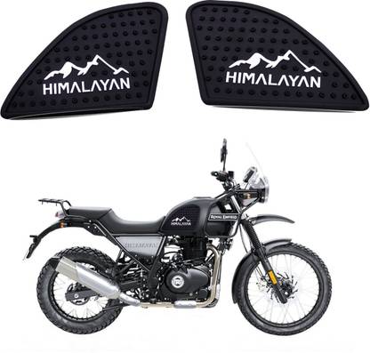 ASRYD Royal Enfield Himalayan AntiSlip Silicone Thai Pad Water Resistant Sticker Black Bike Tank Pad