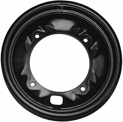 anmol enterprises Yamaha Ray Black Front, Rear Alloy Aluminium Yamaha Ray Motorbike Tyre Rim