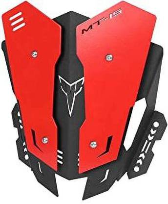 MOTO XSPEED Heavy Quality Metal Visor for MT15 Bike Windshield