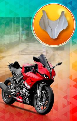 HARP MODZ BMW Mask for R15 V3 Non Painted Bike Windshield