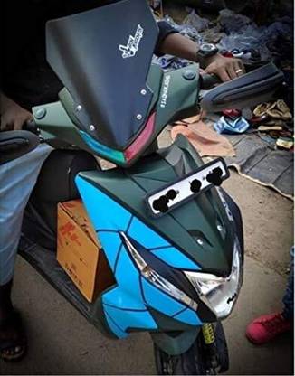 auto trends FZ LONG VISOR/WINDSHIELD Bike Windshield