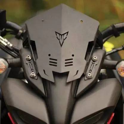 VDBULLET Metal Visor for Yamaha MT-15 Bike Windshield Bike Windshield