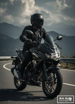 Am Auto Gixxer SF 250 and 150 2020 bubble Visor Bike Windshield