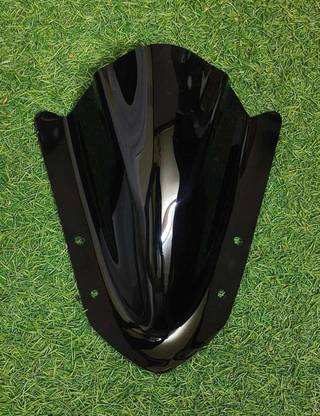 Am Auto Double Bubble Visor Aerox155 Bike Windshield