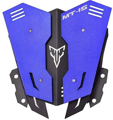 MOTO XSPEED Heavy Quality Metal Visor for Yamaha MT15 Bike Windshield