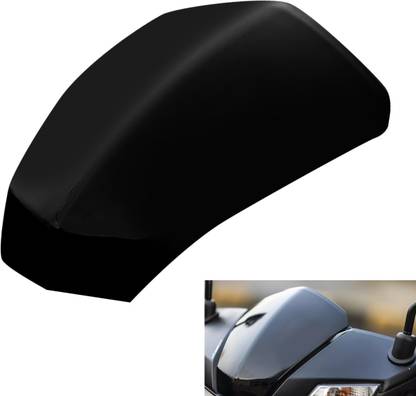 WAZA Bajaj TVS NTORQ 125 Front Windscreen Glass Headlight Visor Wind Deflectors Bike Windshield