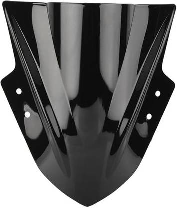way2gmart Windshield Double Bubble Visor for Kawasaki Ninja 300/250 & EX300 Bike Windshield
