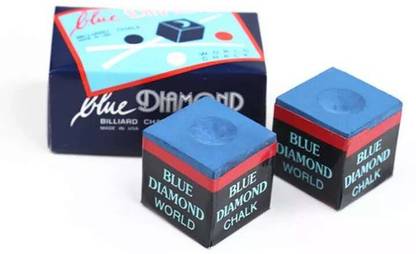 Laxmi Ganesh Billiard Snooker Pool Blue Diamond Chalk 2pcs Cue Chalk
