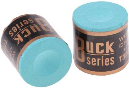 Laxmi Ganesh Billiard Snooker Pool Buck Series Chalks 2 Pieces (Light Green) Cue Chalk