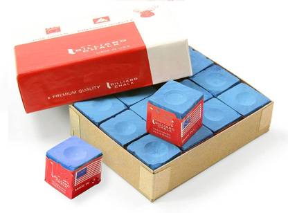 TIMA Snooker Billiard Pool Chalk 12 Pcs Blue Cue Chalk