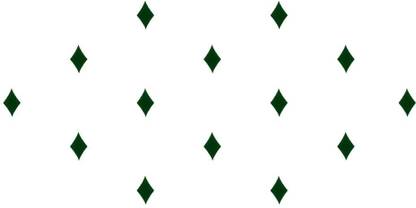 Comet Busters Dark Green Diamond Shaped Basic Bindis (6mm) (BV1303) Forehead Green Bindis