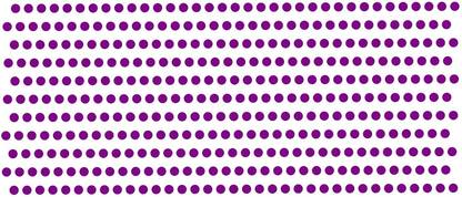 Comet Busters Bindiful Purple Plain Round Velvet Bindis (3 mm) (BF064) Forehead Purple Bindis