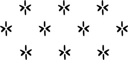 Comet Busters Fancy Black Bindis (BIN386) Forehead Black Bindis