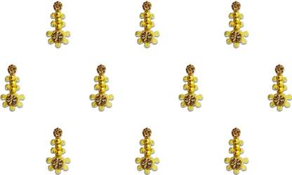 Comet Busters Handcrafted Beautiful Golden Bindi (BV878) Forehead Gold Bindis
